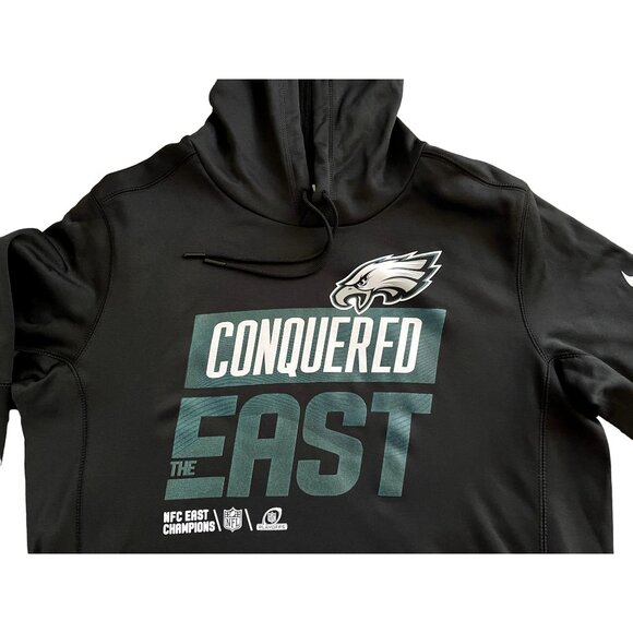 Nike Philadelphia Eagles 2022 NFC East Champion Hoodie Mens Small - Picture 3 of 5